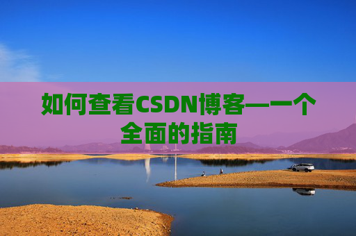 如何查看CSDN博客—一个全面的指南
